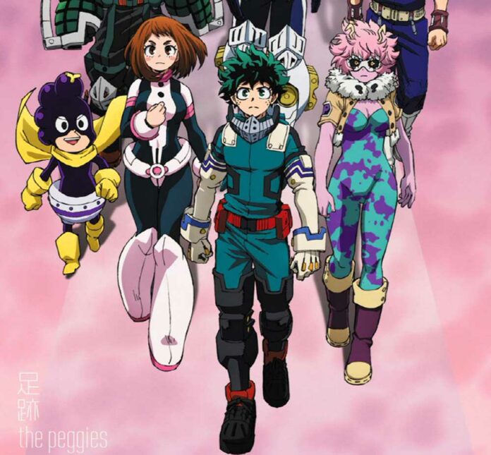 Ashiato-the-peggies-MP3-FLAC-SS5-ED1-Single---My-Hero-Academia-Feather-Image