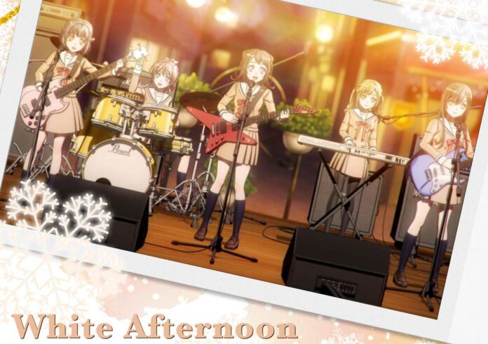 Poppin-Party-White-Afternoon-Digital-Single-MP3-Feather-Image